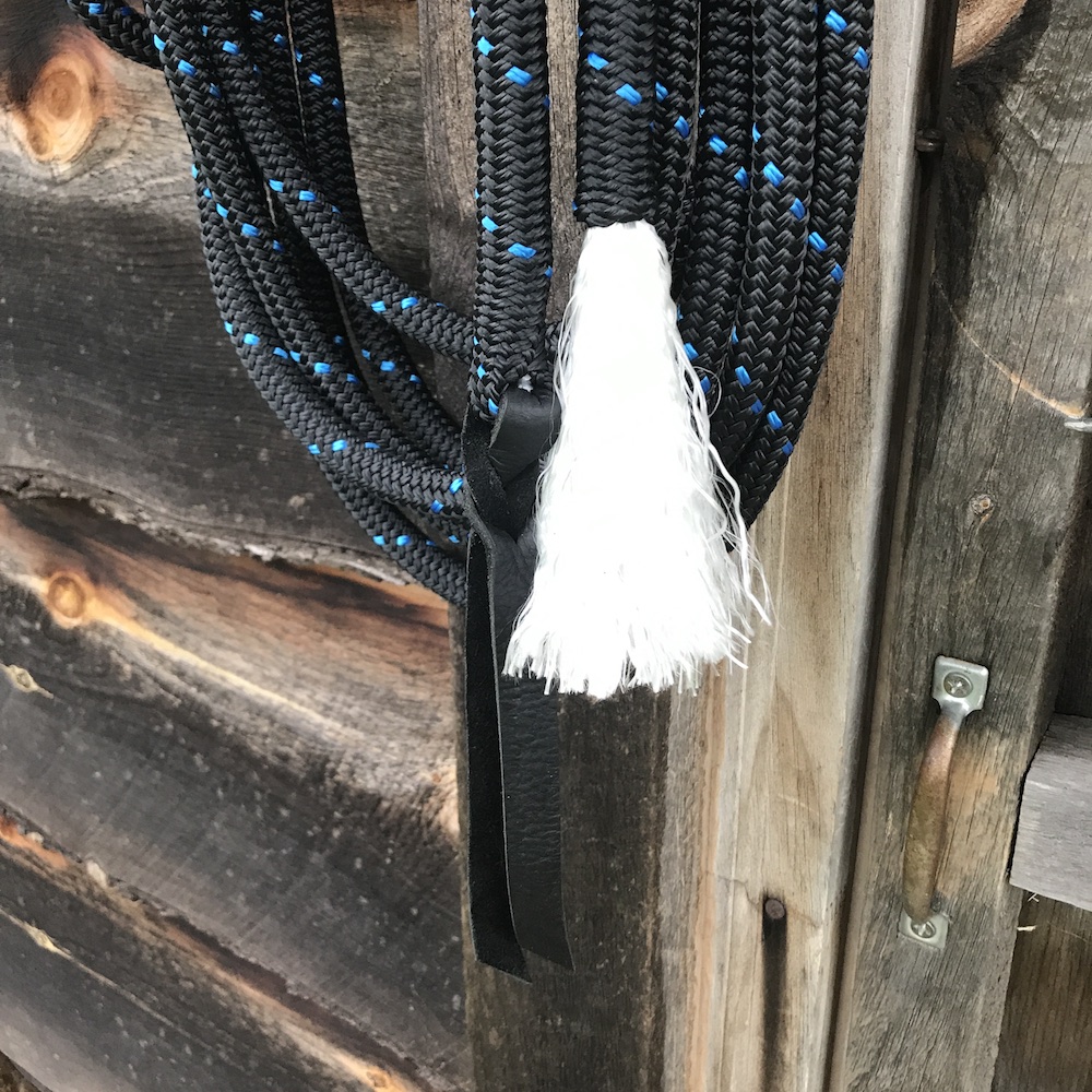 Hand-Spliced Yacht Rope Horse Mecate Reins - The Homestead Tack Shop